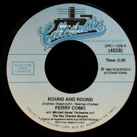 Perry Como - Magic Moments / Round And Round side B