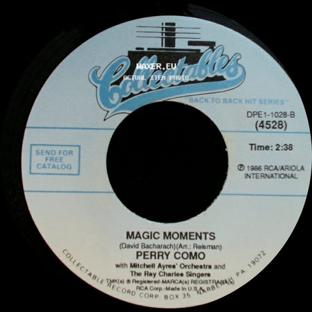 Perry Como - Magic Moments / Round And Round side A