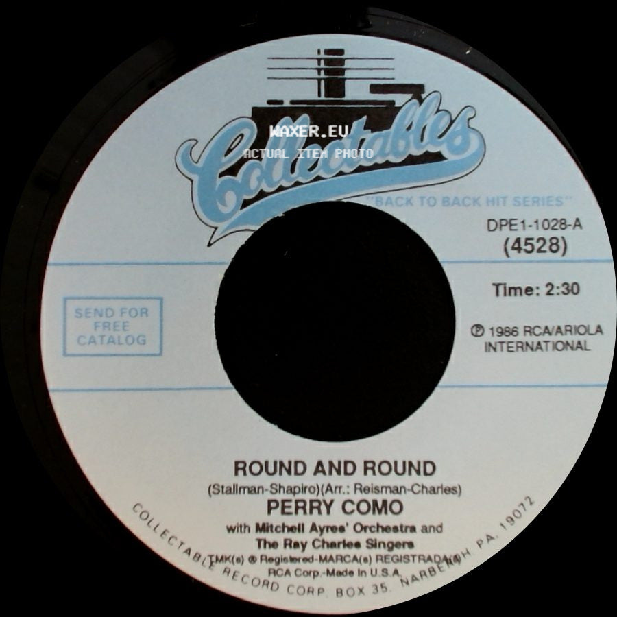 Perry Como - Magic Moments / Round And Round side B