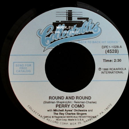 Perry Como - Magic Moments / Round And Round side B