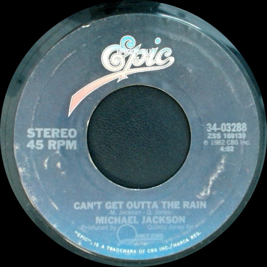 Michael Jackson / Michael Jackson/Paul Mccartney - Can't Get Outta The Rain / The Girl Is Mine side A