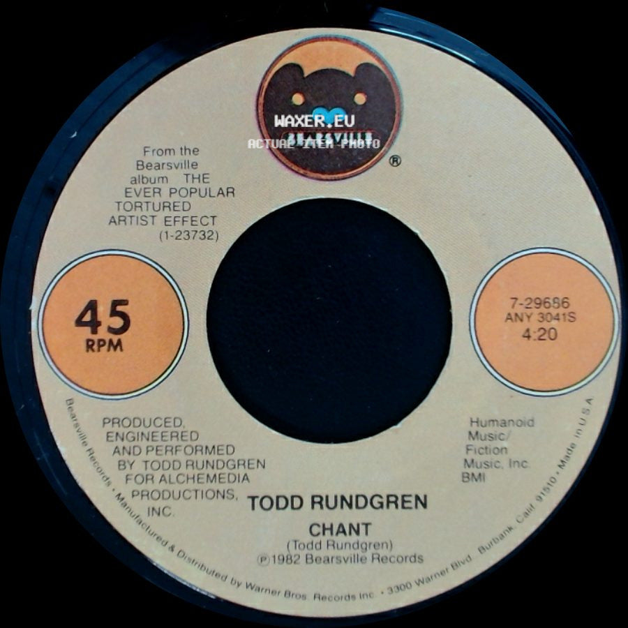 Todd Rundgren - Chant / Bang The Drum All Day side A