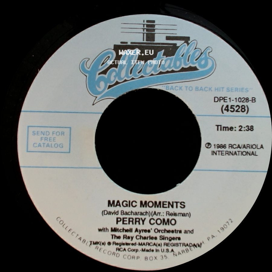 Perry Como - Magic Moments / Round And Round side A