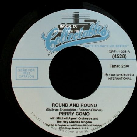 Perry Como - Magic Moments / Round And Round side B