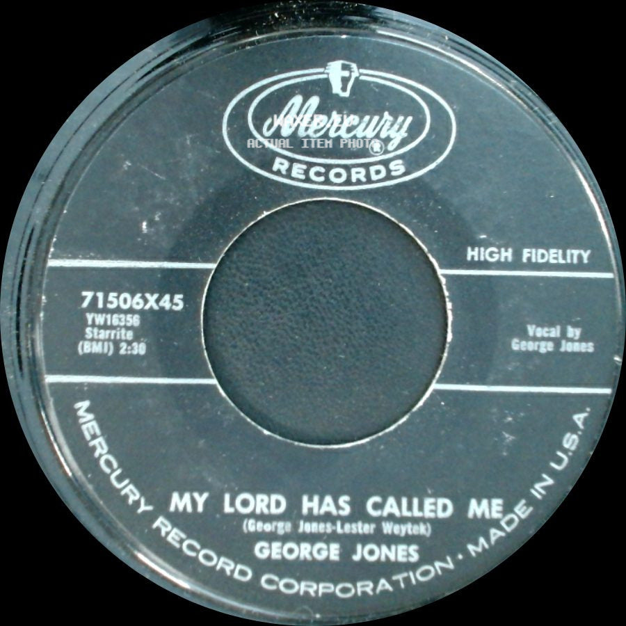 George Jones - My Lord Has Called Me / If You Want To Wear A Crown side A