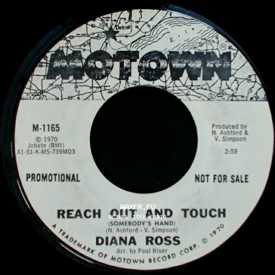 Diana Ross - Reach Out And Touch (Somebody's Hand) / Reach Out And Touch (Somebody's Hand) side B