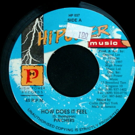 Pinchers / Taxi Gang Featuring Dean Frazer & C. Birch - How Does It Feel / Version Storm side A