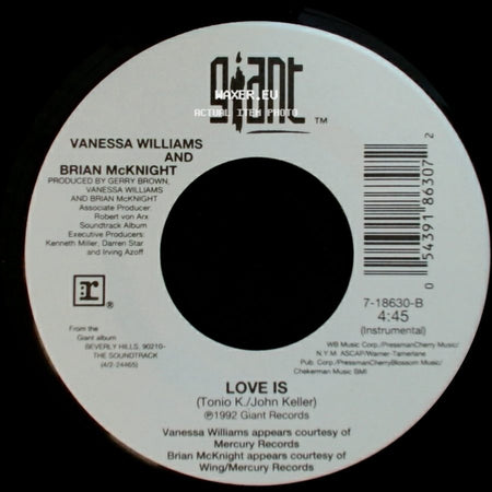 Vanessa Williams And Brian Mcknight - Love Is / Love Is side A