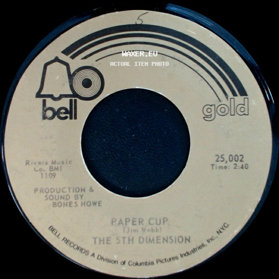 The 5Th Dimension - Paper Cup / Up-Up And Away side A