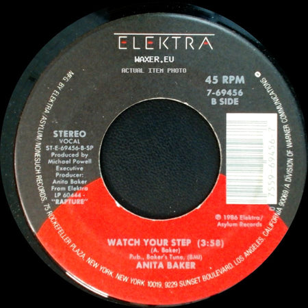 Anita Baker - No One In The World / Watch Your Step side B