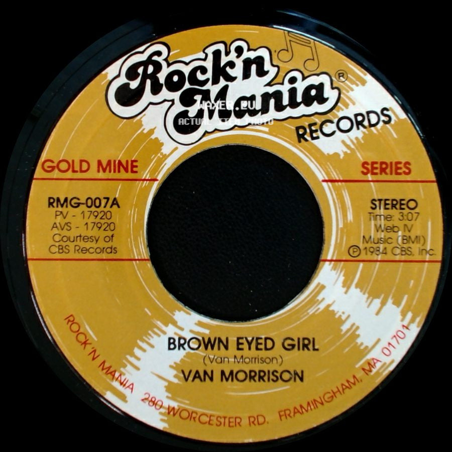 Van Morrison - Brown Eyed Girl / T.B. Sheets side A