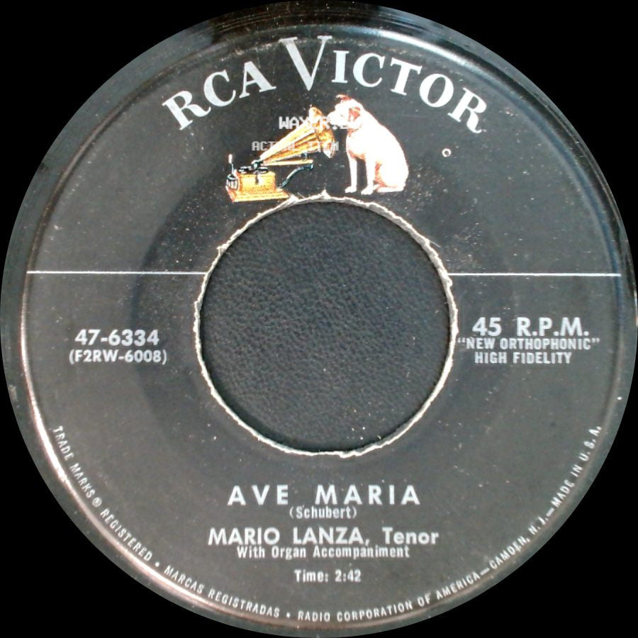 Mario Lanza / George Beverly Shea - Ave Maria / Christmas, Christmas side A