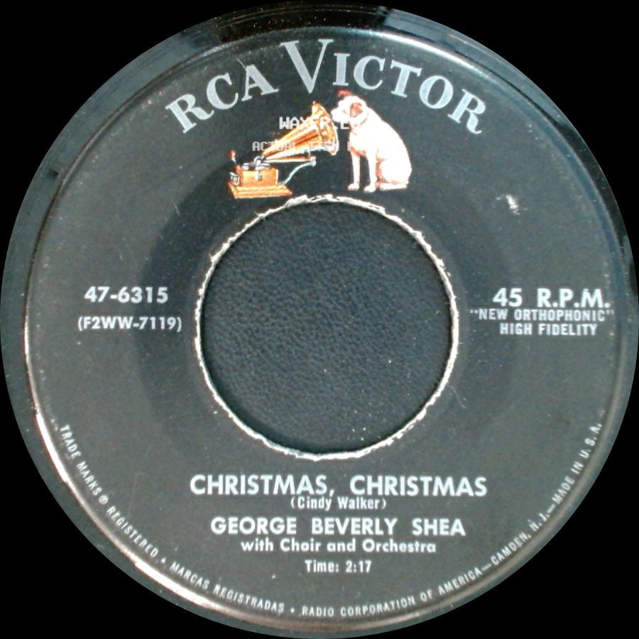 Mario Lanza / George Beverly Shea - Ave Maria / Christmas, Christmas side B