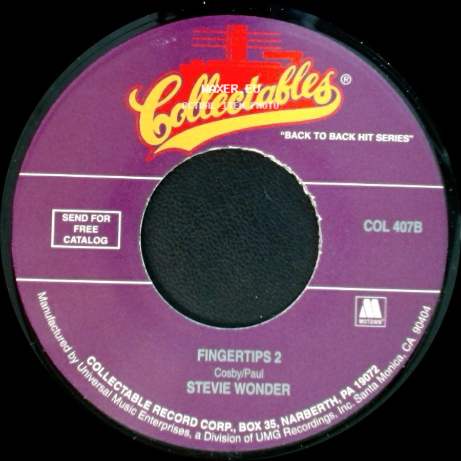 Stevie Wonder - Fingertips / Fingertips 2 side B