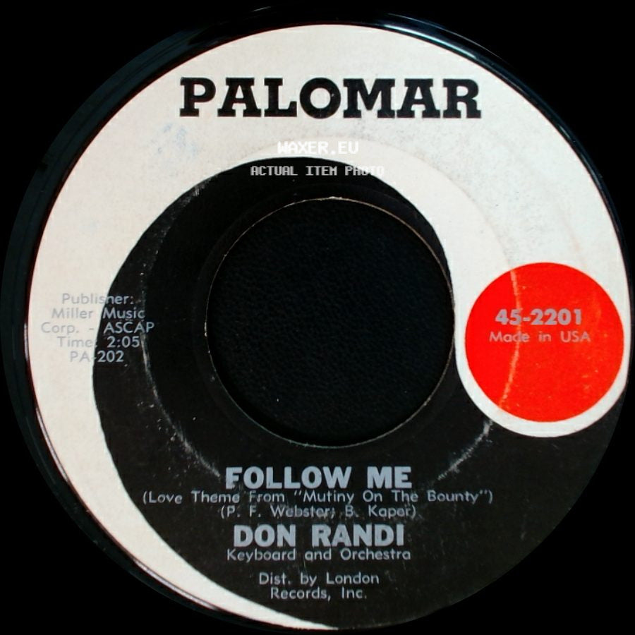 Don Randi - Spanish Harlem / Follow Me side B