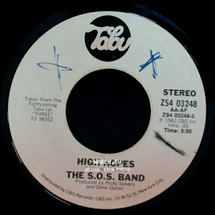 The S.O.S. Band - High Hopes / Good & Plenty side A