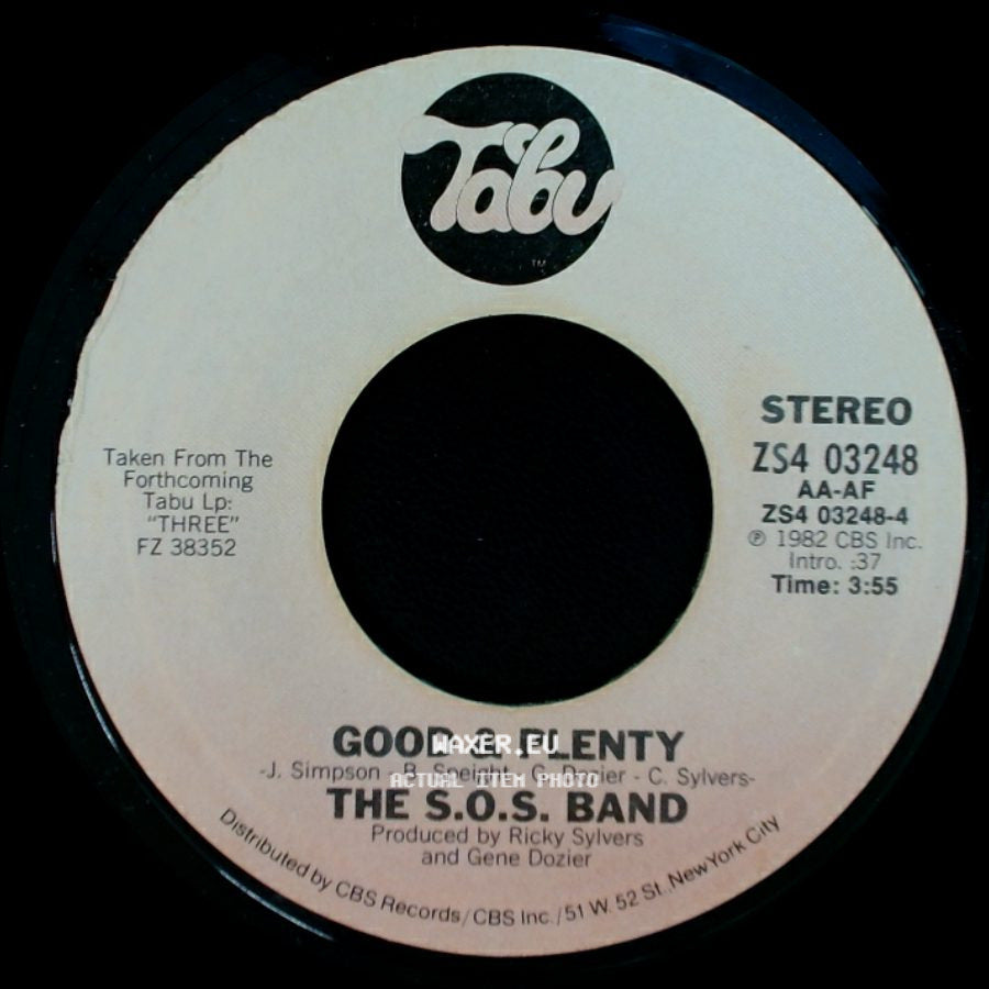 The S.O.S. Band - High Hopes / Good & Plenty side B