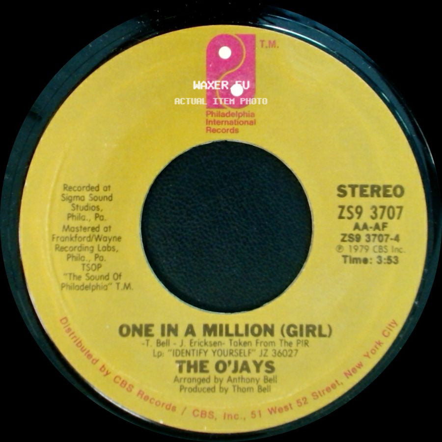 The O'jays - Sing A Happy Song / One In A Million (Girl) side B