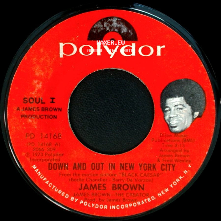 James Brown - Down And Out In New York City / Mama's Dead side A