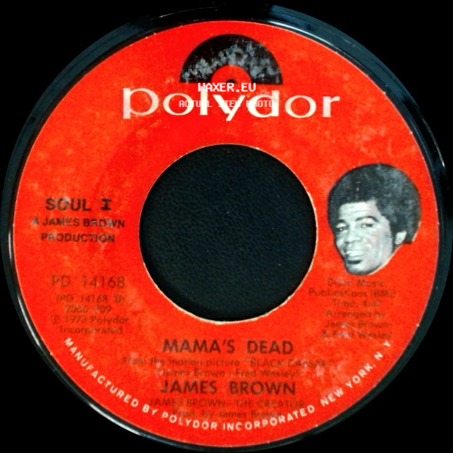 James Brown - Down And Out In New York City / Mama's Dead side B