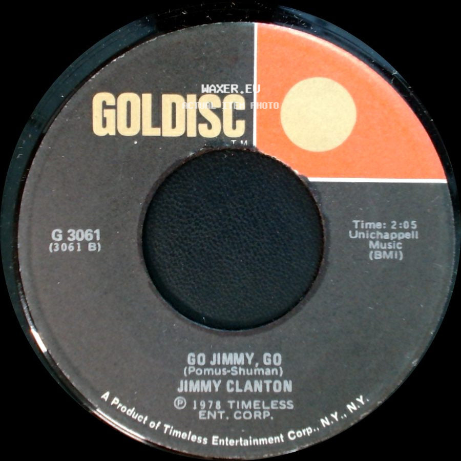 Jimmy Clanton - Go Jimmy, Go / Venus In Blue Jeans side A