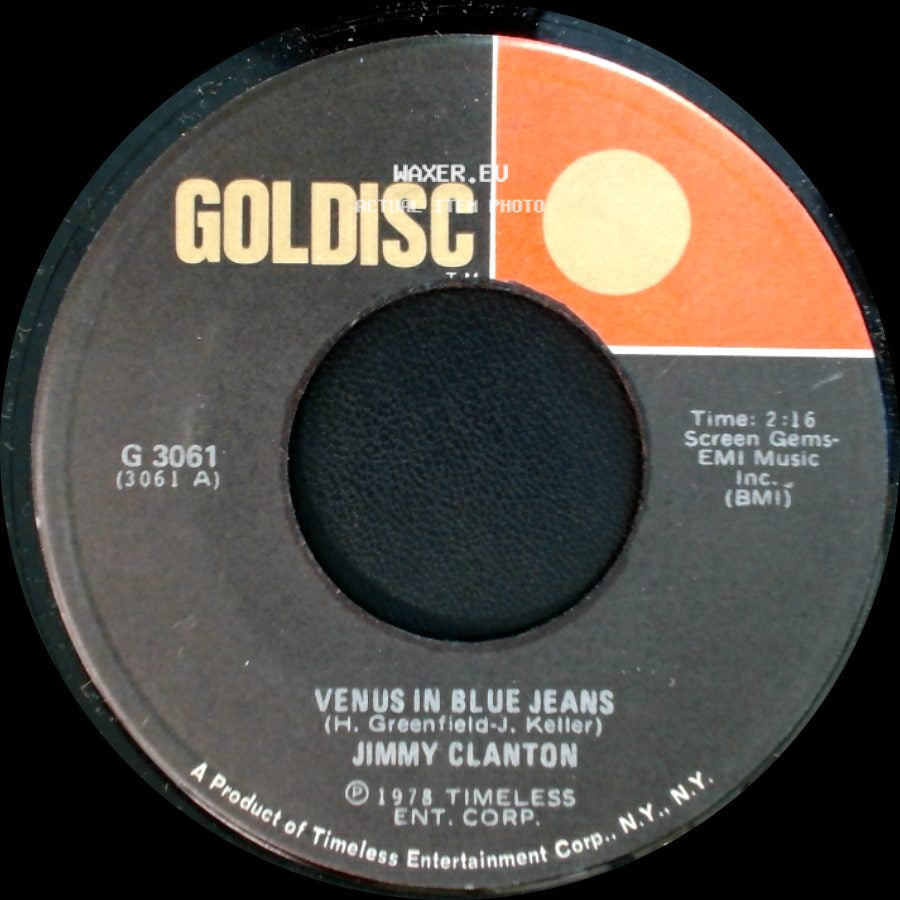 Jimmy Clanton - Go Jimmy, Go / Venus In Blue Jeans side B
