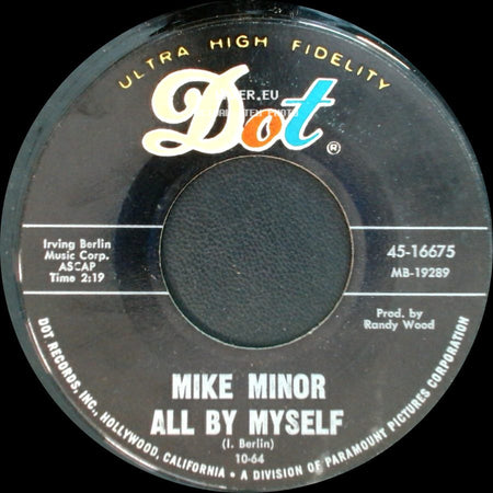 Mike Minor - The Ace In The Hole / All By Myself side B