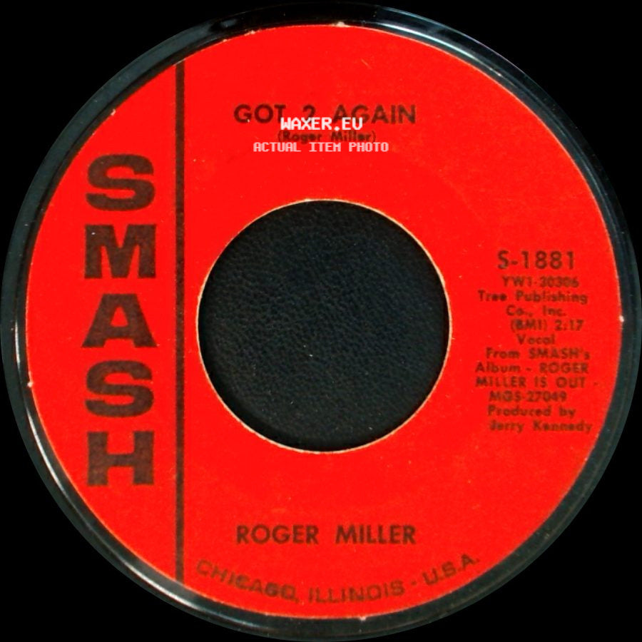 Roger Miller - Got 2 Again / Dang Me side A
