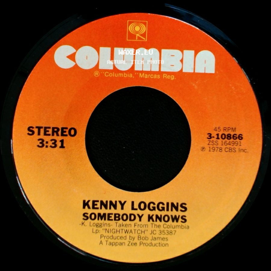Kenny Loggins - Easy Driver / Somebody Knows side B