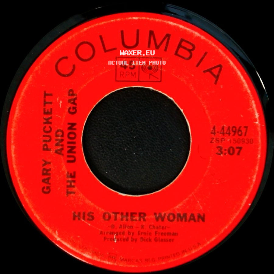 Gary Puckett And The Union Gap - This Girl Is A Woman Now / His Other Woman side B