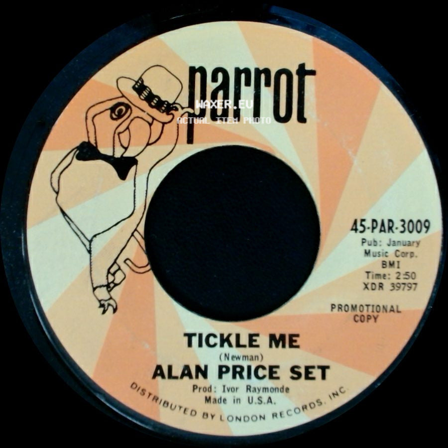 Simon Smith And His Amazing Dancing Bear / Alan Price Set - Alan Price Set / Tickle Me side B