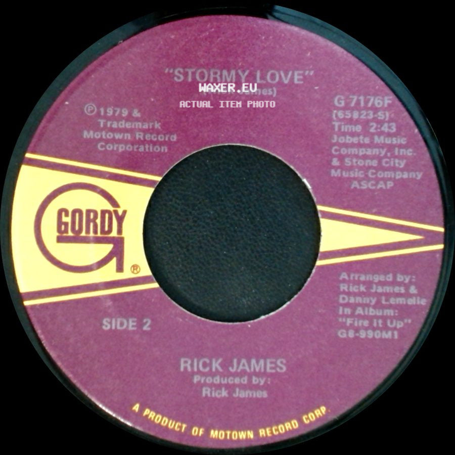 Rick James - Love Gun / Stormy Love side B