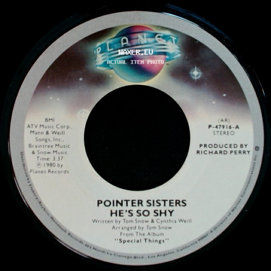 Pointer Sisters - Movin' On / He's So Shy side B