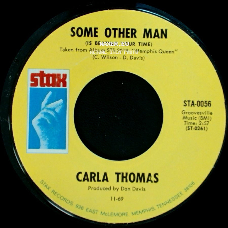 Carla Thomas - Guide Me Well / Some Other Man (Is Beating Your Time) side B