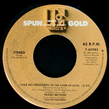 Peabo Bryson - If Ever You're In My Arms Again / Take No Prisoners (In The Game Of Love) side B