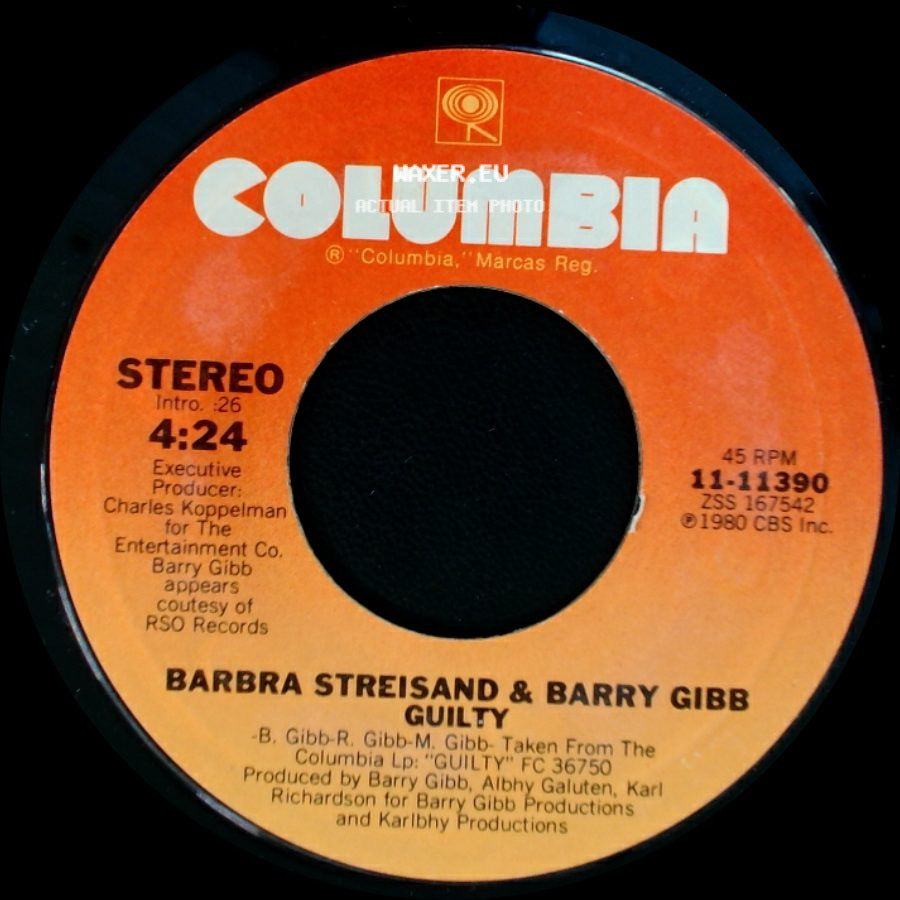 Barbra Streisand / Barbra Streisand & Barry Gibb - Life Story / Guilty side B