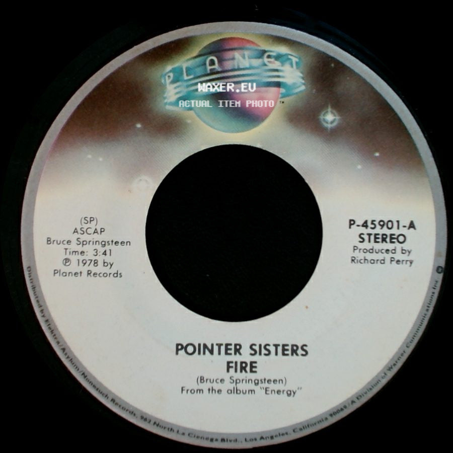 Pointer Sisters - Love Is Like A Rolling Stone / Fire side B