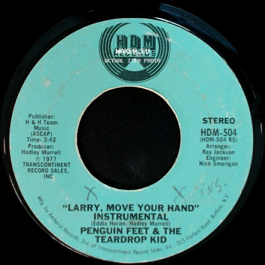 Penguin Feet & The Teardrop Kid - Larry, Move Your Hand / Larry, Move Your Hand side A