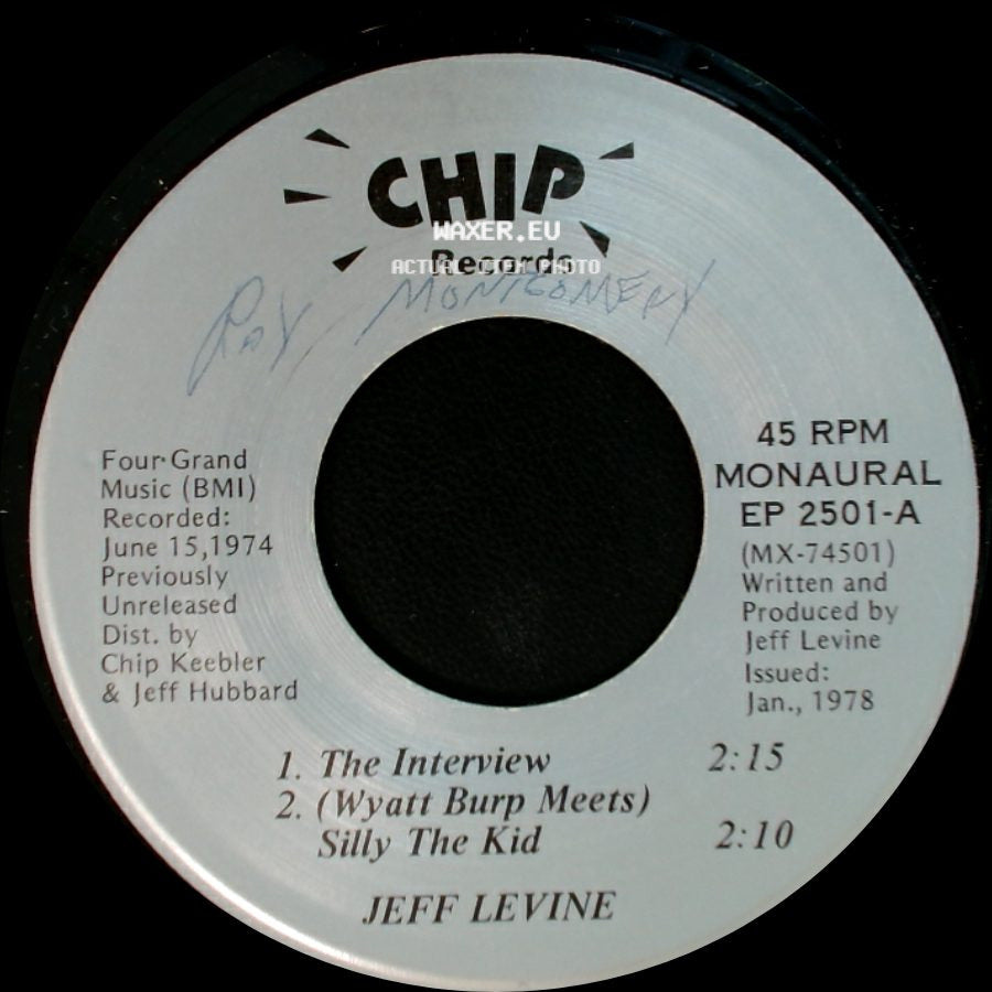 Jeff Levine - A New Mr. President / San Clemente Report / Unknown Title B side B