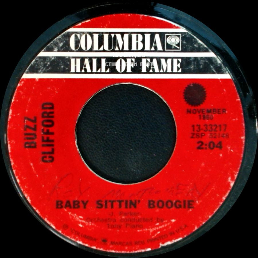 Buzz Clifford - Driftwood / Baby Sittin' Boogie side B