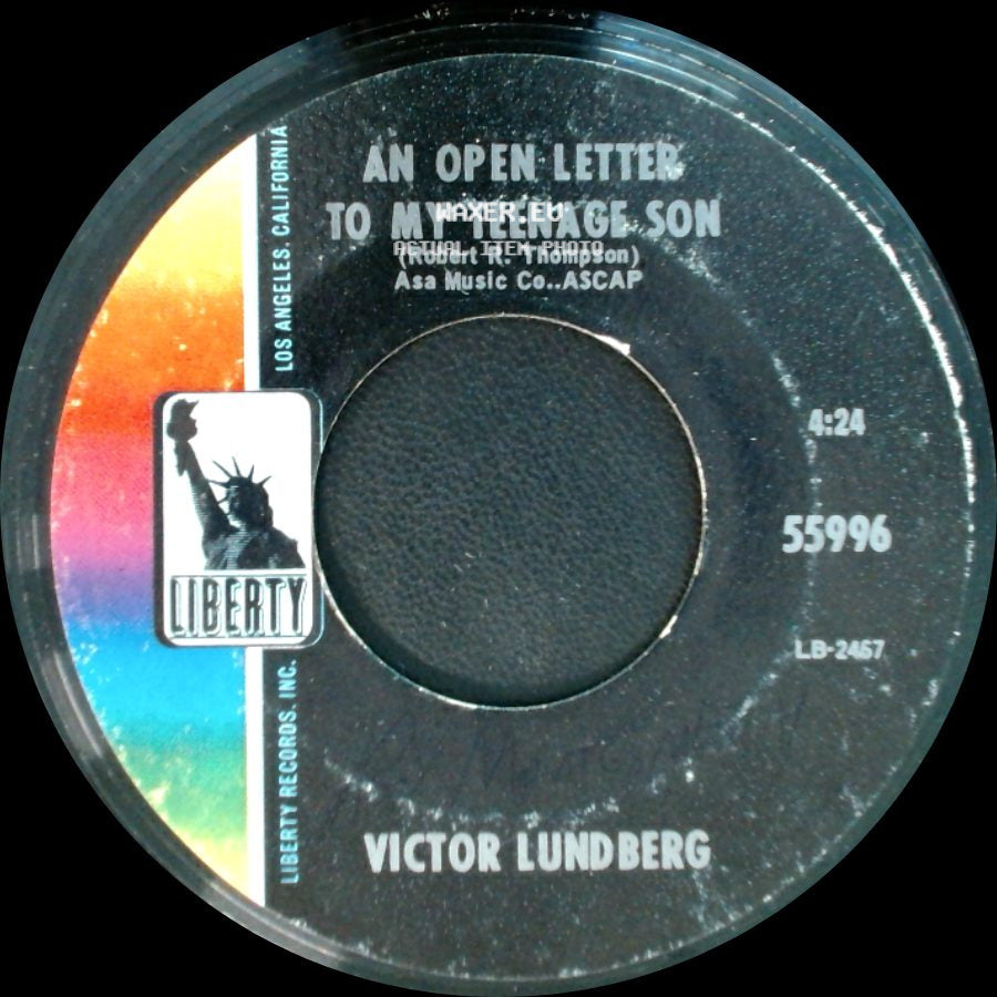 Victor Lundberg - My Buddy Carl / An Open Letter To My Teenage Son side B