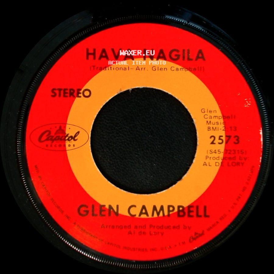 Glen Campbell - Hava Nagila / True Grit side A