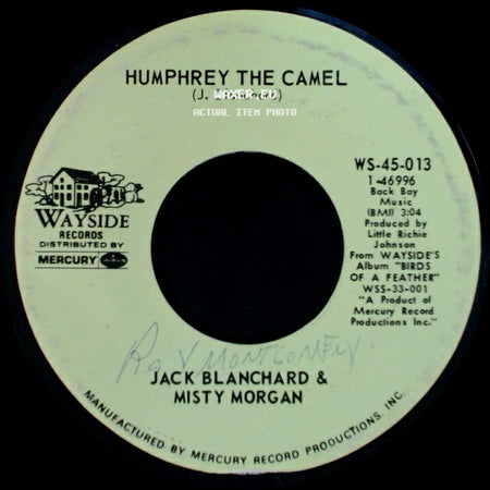 Jack Blanchard & Misty Morgan - Humphrey The Camel / A Place In My Mind side A