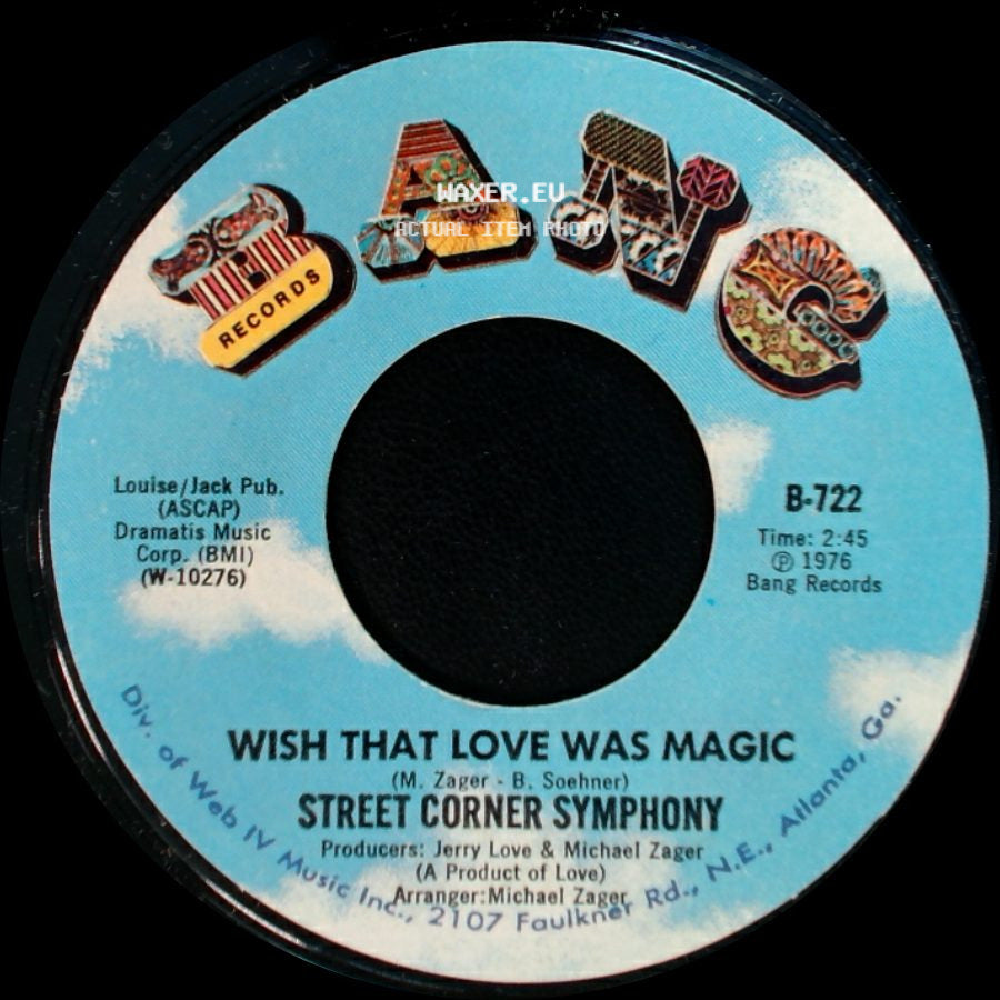 Street Corner Symphony - Wish That Love Was Magic / Nice Guys side A