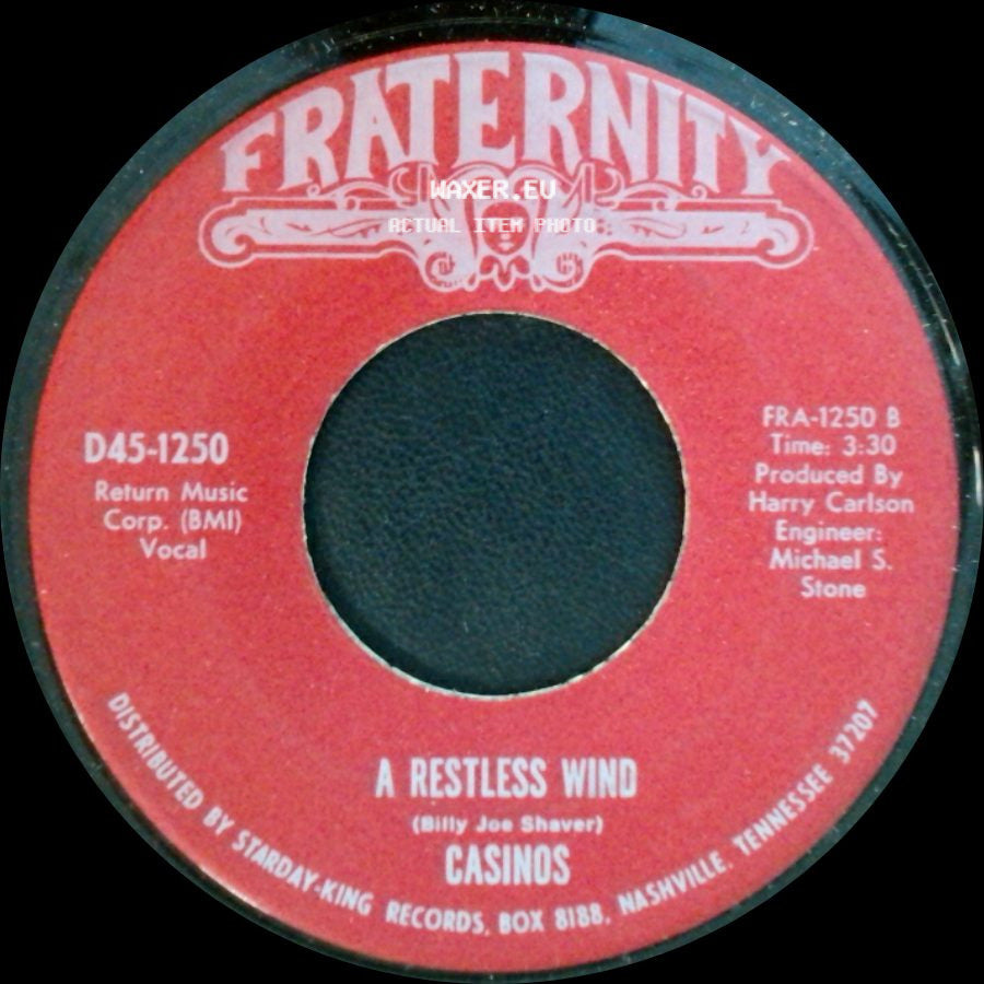 Casinos - A Restless Wind / Loving Her Was Easier side A