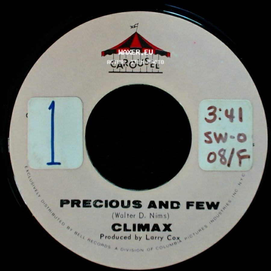 Climax - Precious And Few / Park Preserve side A