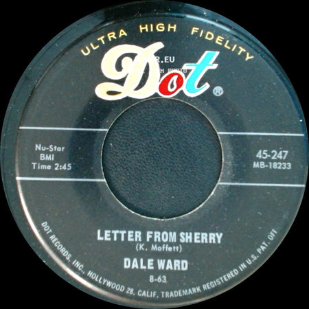 Dale Ward - Letter From Sherry / One Last Kiss Cherie side A