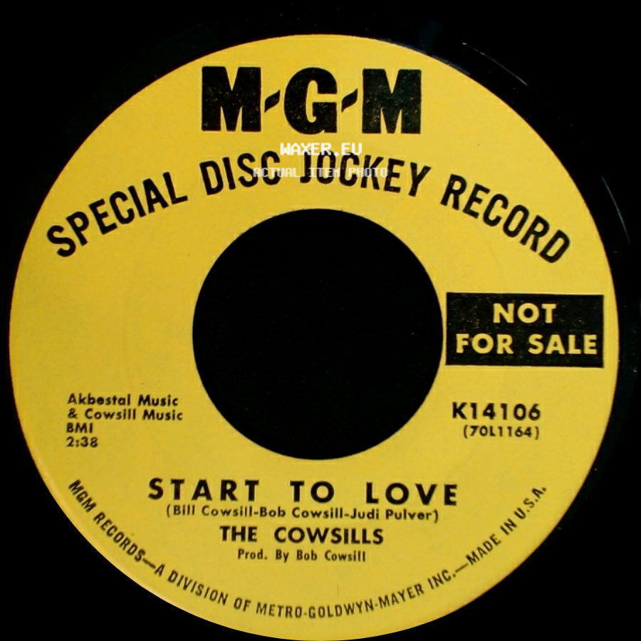 The Cowsills - Start To Love / Ii X Ii side A