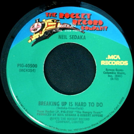 Neil Sedaka - Breaking Up Is Hard To Do / Nana's Song side A