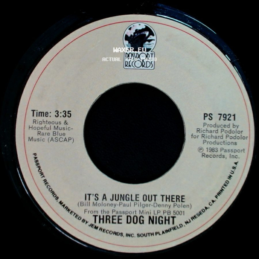 Three Dog Night - Somebody's Gonna Get Hurt / It's A Jungle Out There side B